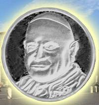 Moneta con Papa Giovanni XXIII